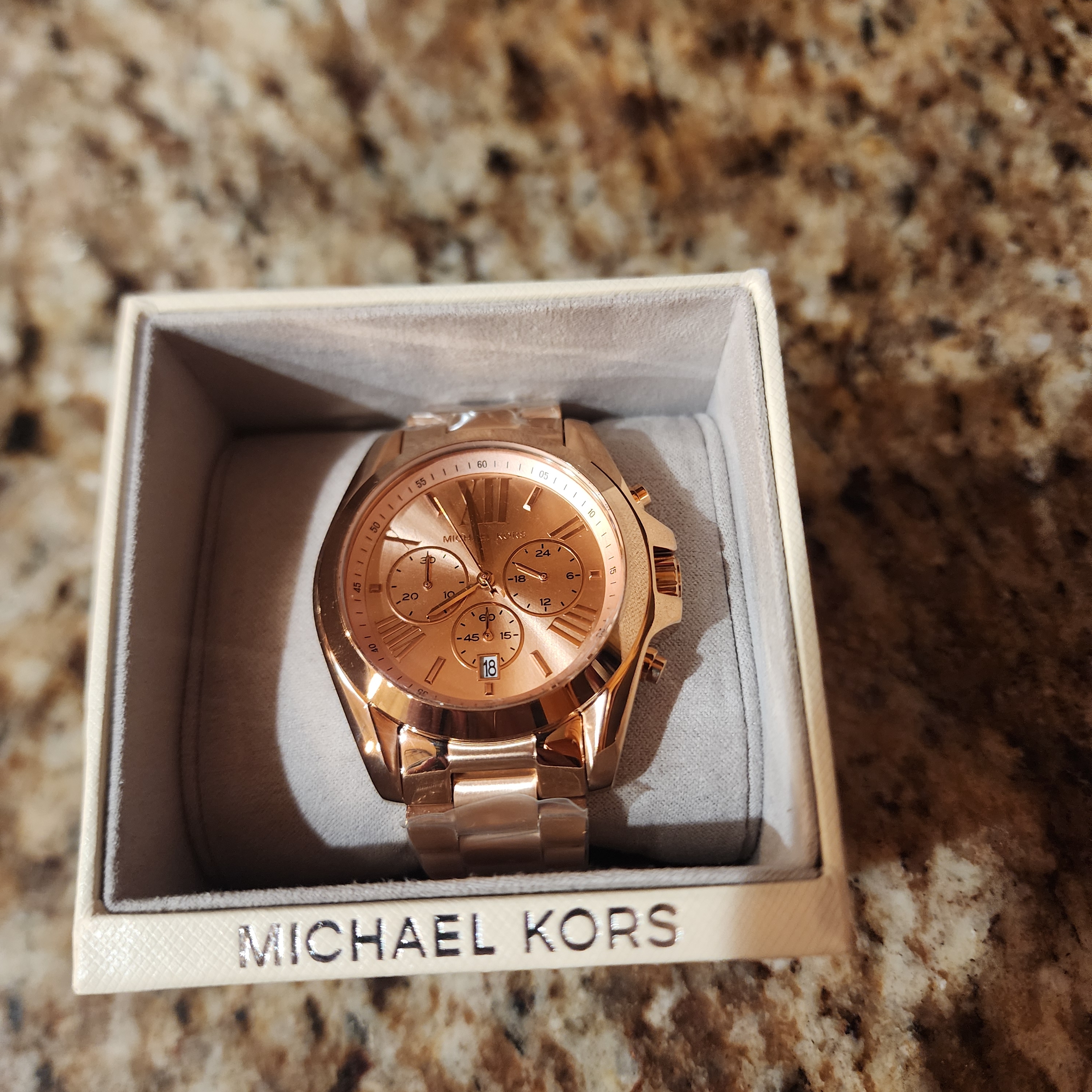 Michael Kors Watch In Rose Gold Nwt!
